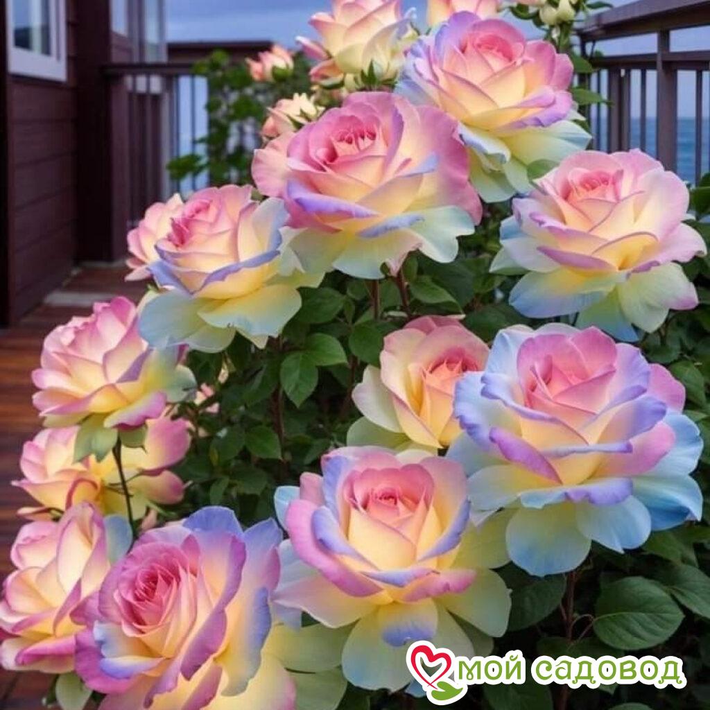 Роза чайно-гибридная Миднайт Фреш