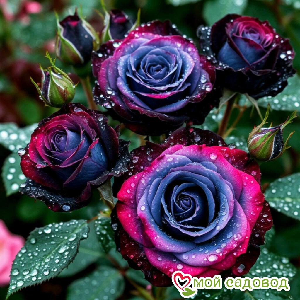 Роза флорибунда Айриш Роуз