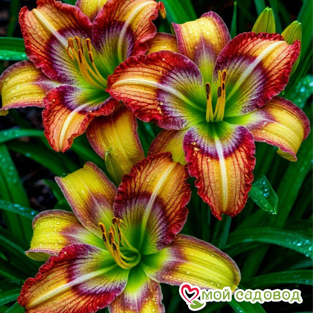 Лилейник Хром Эффект